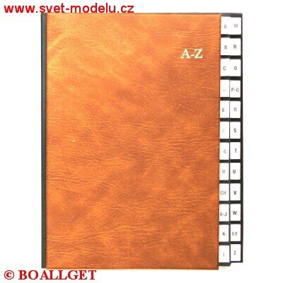 Rozdružovač A-Z formát A4