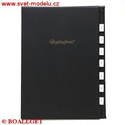 Rozdružovač 1-7 formát A4