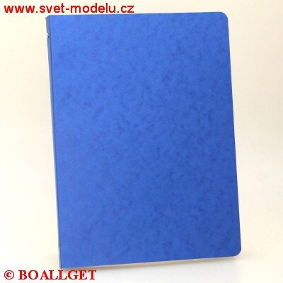 Pořadač prešpan 4 kroužkouvý A4 2 cm barevný