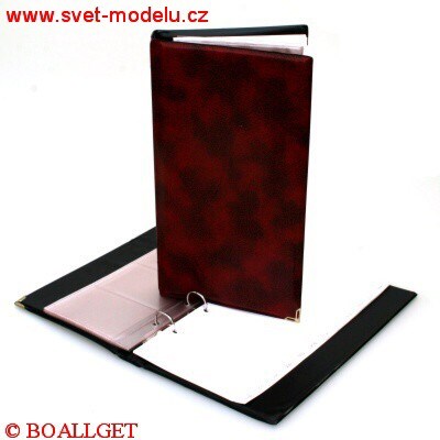 Vizitkář kroužkový s rejstříkem