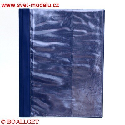 Rychlovazač PVC A4 se záložkou a pérkem 