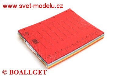 Rejstřík A4 papír 100ks 5 barev