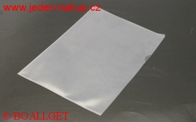 Zakládací obal  L   0,18 Glasklar A4 s výřezem