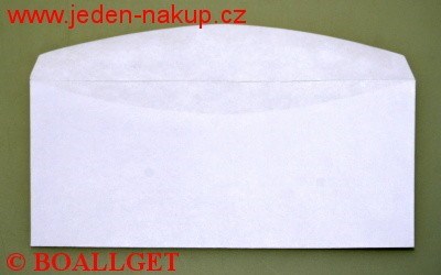 Poštovní obálka DL bílá obyčejná