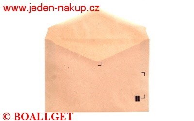 Poštovní obálka C6 žlutá obyčejná