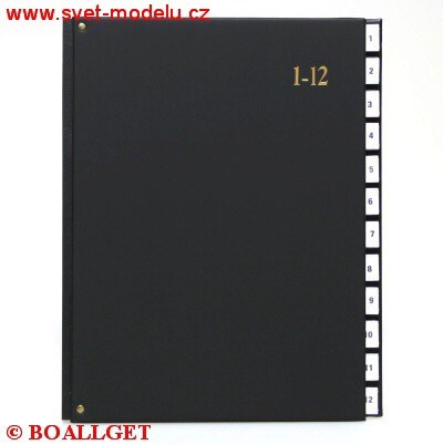 Rozdružovač 1-12 formát A4