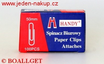 Kancelářské spony 50 mm - 100 ks