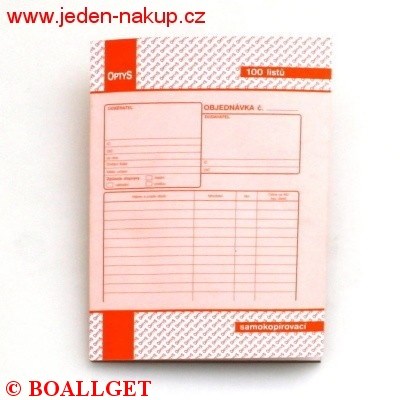 Objednávky A5 NCR samopropis výška  282