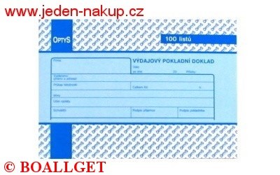 Výdajový doklad 100l  37