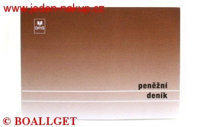 Peněžní deník  01