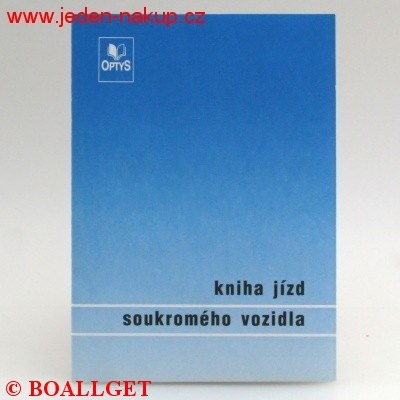 Kniha jízd soukromého vozidla A5  169