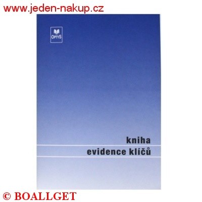Kniha evidence klíčů