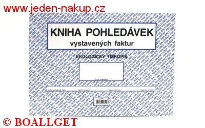 Kniha pohledávek A4  ET350