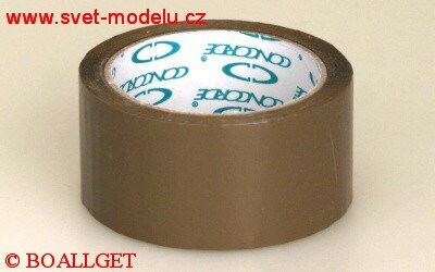Lepicí izolepa 48 mm x 66 m  hnědá