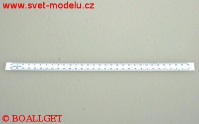 Pravítko 30 cm tištěné - měřítko
