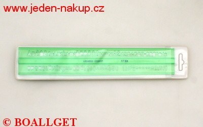 Šablona písmen 7 mm typ 25901