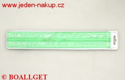 Šablona písmen 10 mm typ 25903