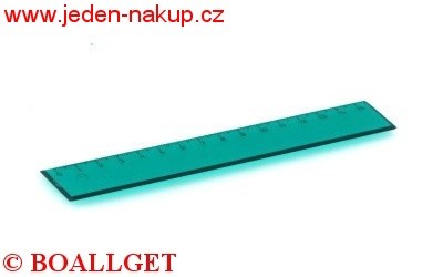 Pravítko 15 cm barevné
