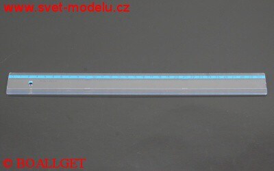 Pravítko 30 cm s podbarvenou stupnicí