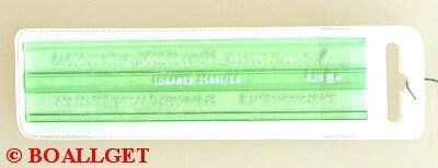 Šablona písmen 2,5 mm typ 25901