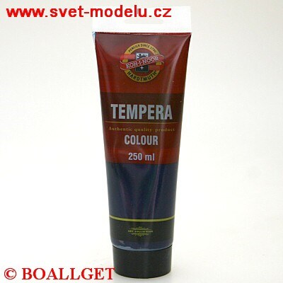 Temperová barva 250 ml modř pruská tuba KOH-I-NOOR