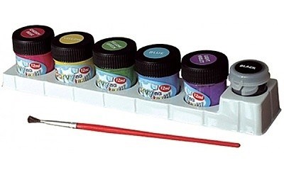 Barvy na textil 6 ks