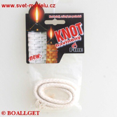 Knot kulatý bavlněný pro pochodně 60 cm
