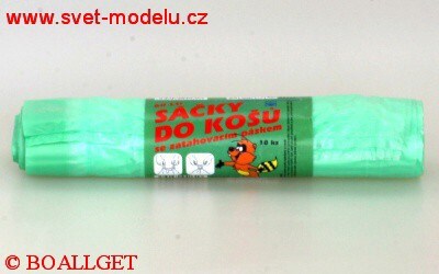 Sáček 60 x 80 / 60 l / do koše 10 ks/ role zatahovací