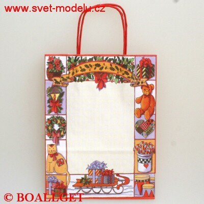Taška vánoce Medvídek-22x29