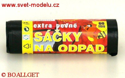 Sáček 60 l do koše 10 ks/ role igelit