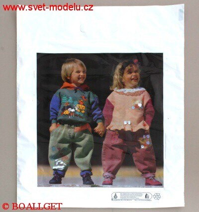 Taška  DĚTI  igelitová s průhmatem 39 x 50 cm 