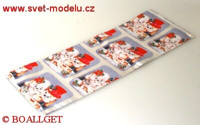 Sáček vánoční 7. vzor 17x50 cm celofán