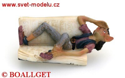 Keramický skřítek v knize 451896