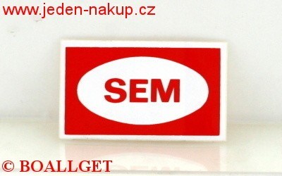 Cedulka SEM venkovní
