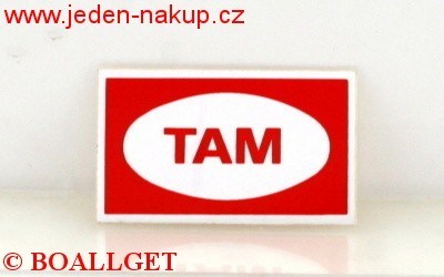 Cedulka TAM venkovní