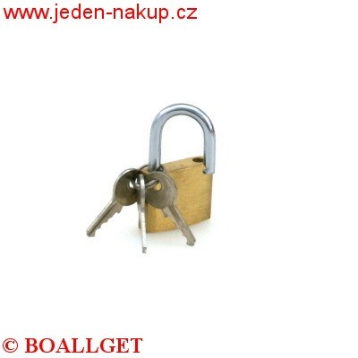 Visací zámek 2x1,6 cm