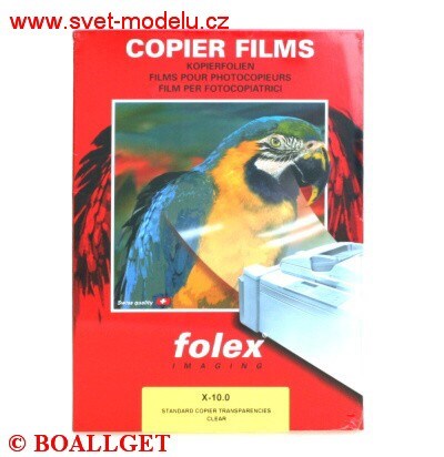 Folie do kopírek a laserových tiskáren 100 ks