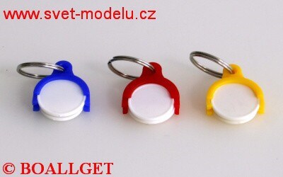 Klíčenka s 2 kolečky do vozíku