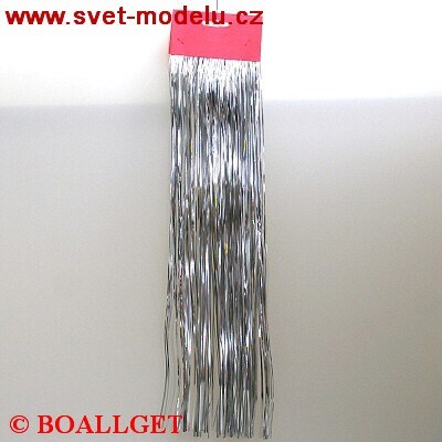 Lamety stříbrné vánoční