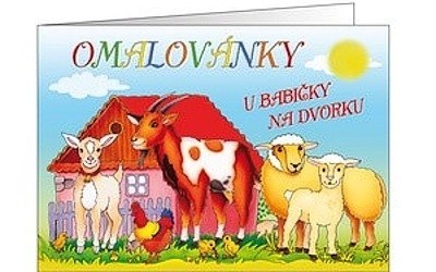 Omalovnky A5 U babiky na dvorku
