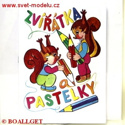 Omalovánky A5 Zvířátka a pastelky