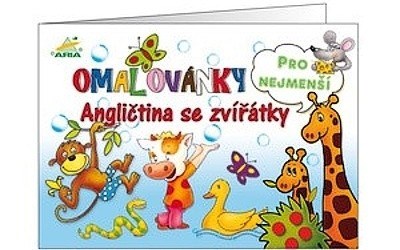 Omalovánky A5 Angličtina se zvířátky