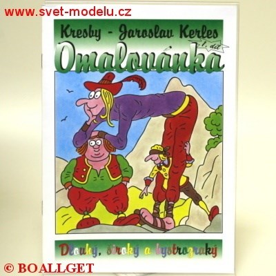 Omalovánky A4 Dlouhý, Široký a Bystrozraký
