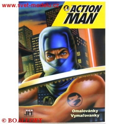Omalovnky A4 Action Man 1