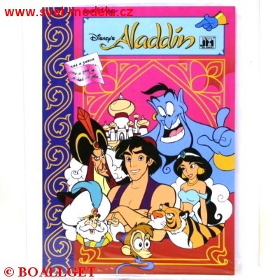 Omalovánky Puzzle Alladin