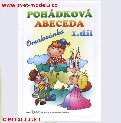 Omalovánky Pohádková abeceda 1. díl