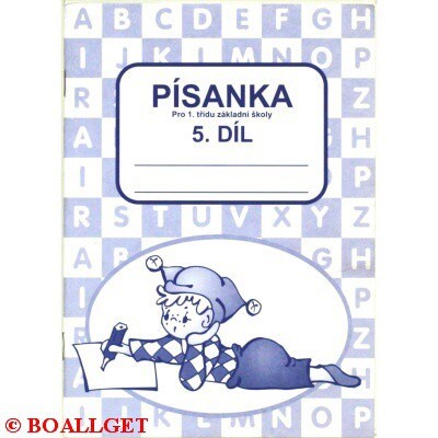 Sešit písanka - 5. díl pro 1. třídu A5