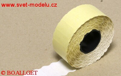 Samolepící etikety cenové 26x12 Contact