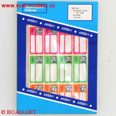 Samolepící etikety na potraviny