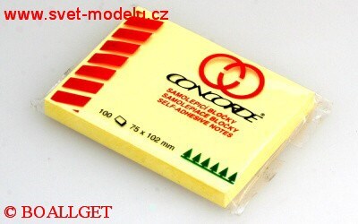 Bloček  75x102 samolepící 100 listů